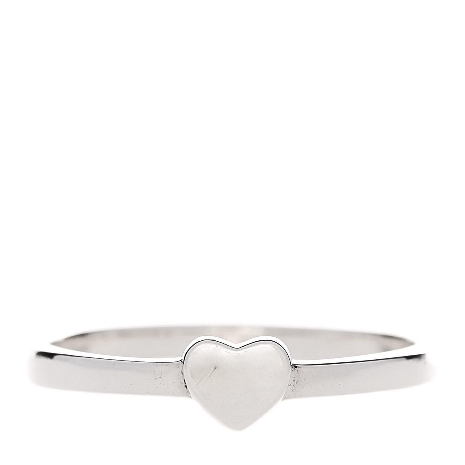 Tiffany Sterling Silver Paloma Picasso Heart Ring 56 7.5 1 of 7