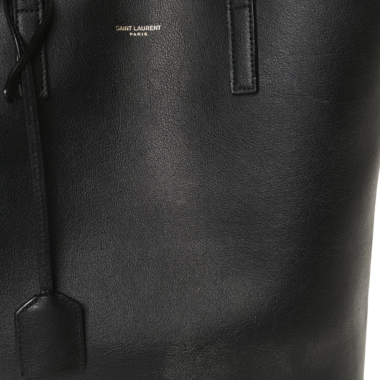 Calfskin Toy Shopping Tote Black