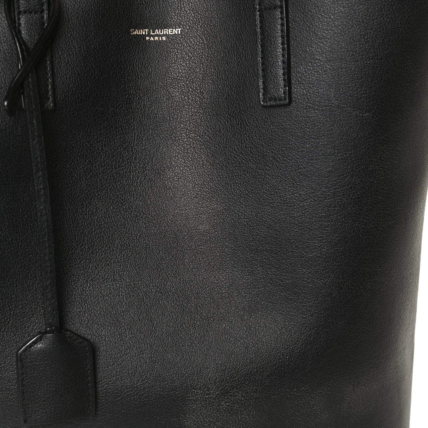 Saint Laurent Calfskin Toy Shopping Tote Black 13 of 15