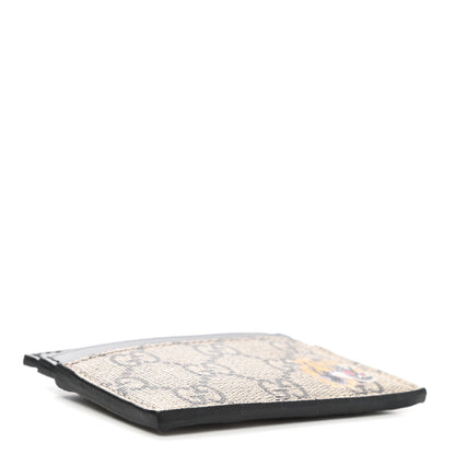 Gucci GG Supreme Monogram Tiger Print Card Holder Black 4 of 7