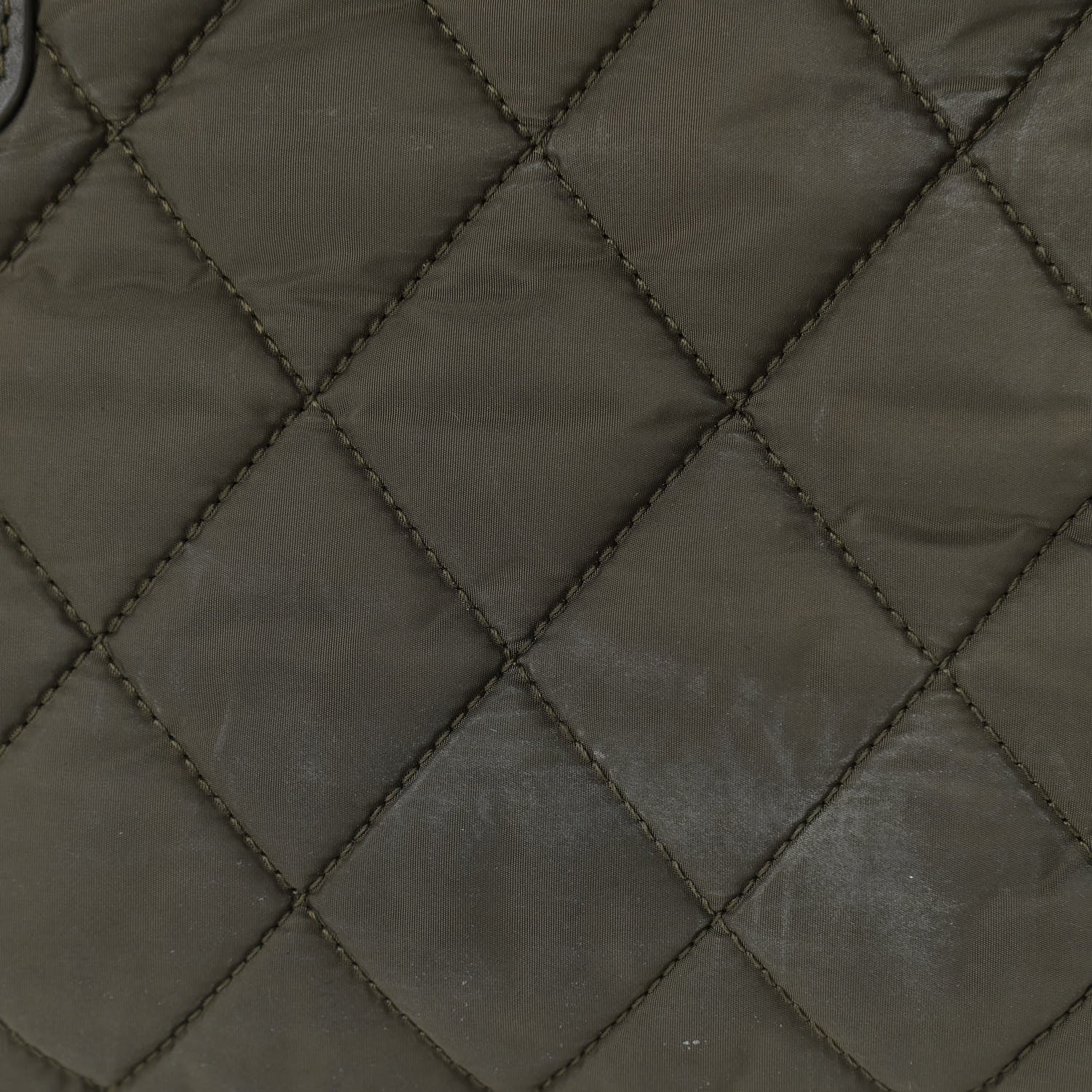 Chanel Nylon Quilted Large Coco Cocoon Tote Khaki 16 of 19