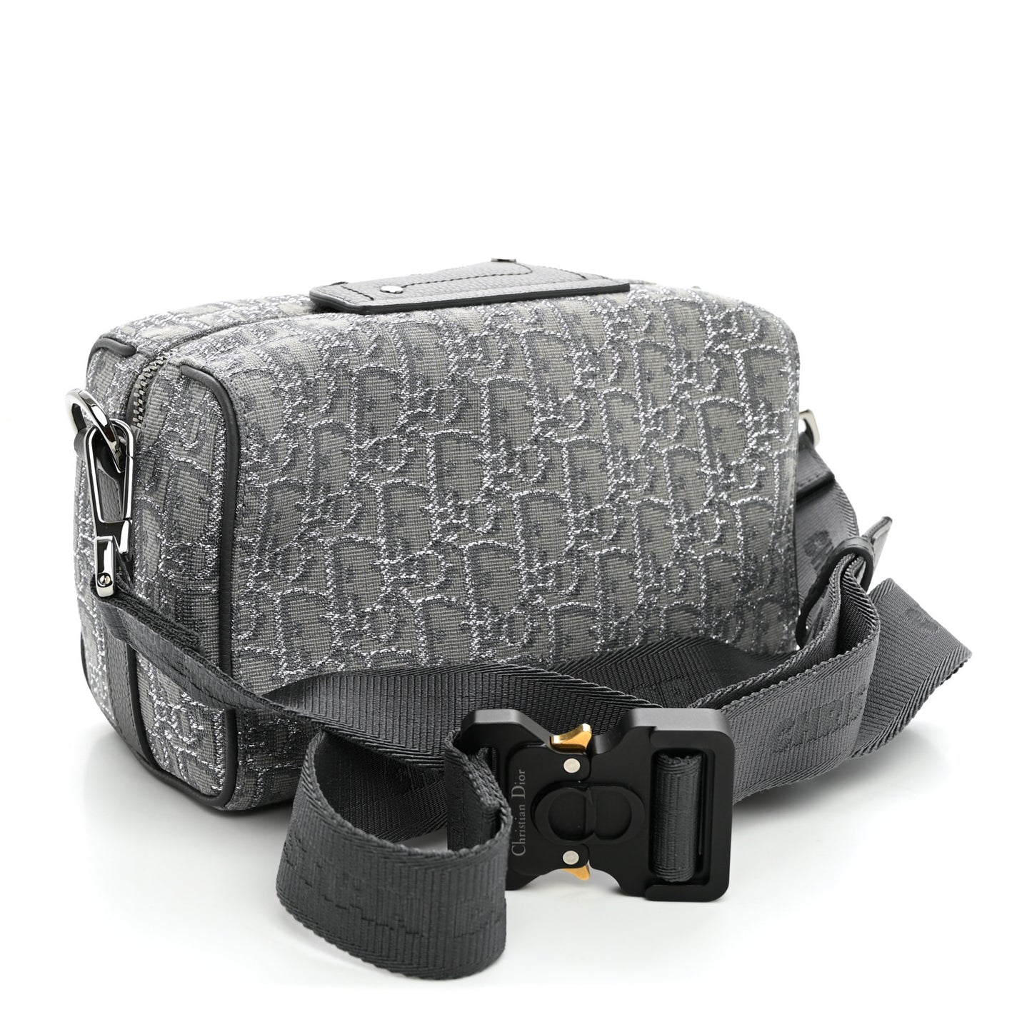 Oblique Jacquard Lingot 22 Bag Silver