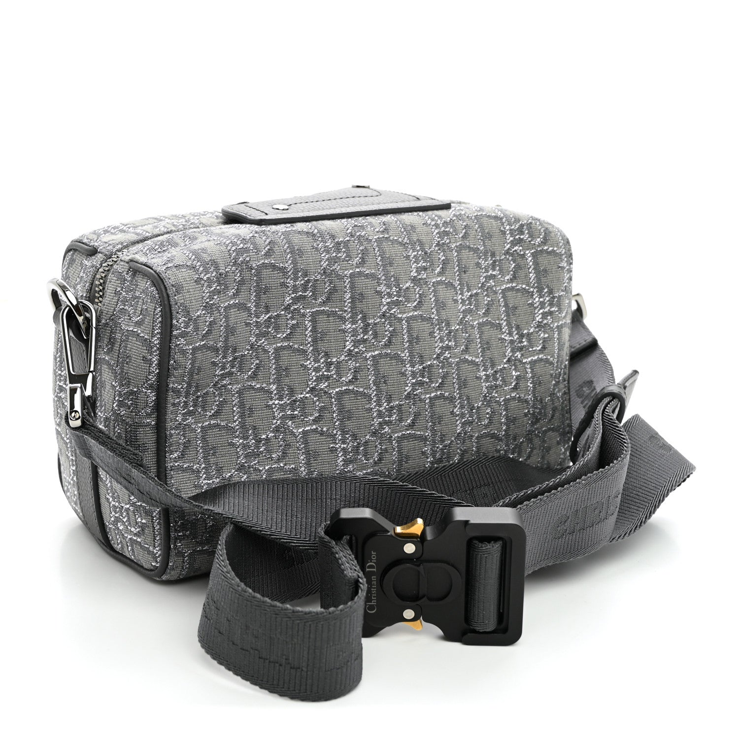 Christian Dior Oblique Jacquard Lingot 22 Bag Silver 3 of 9