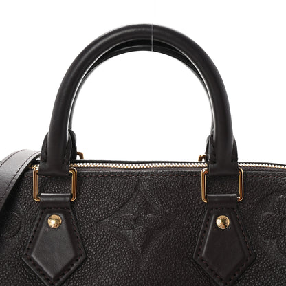 Louis Vuitton Empreinte Monogram Giant Speedy Bandouliere 25 Chocolate 6 of 9