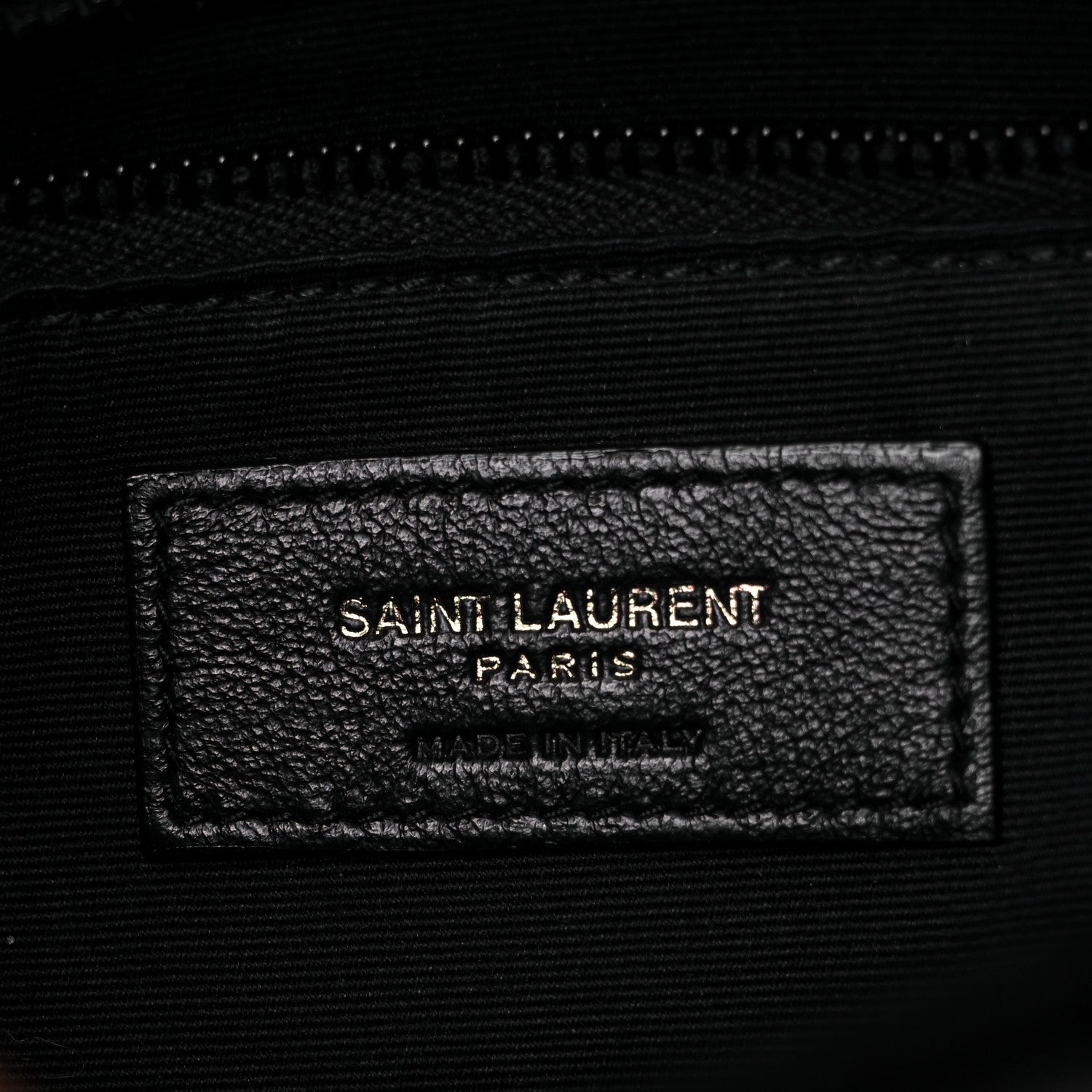 Saint Laurent Lambskin Quilted Small Loulou Puffer Monogram Chain Satchel Black 6 of 10
