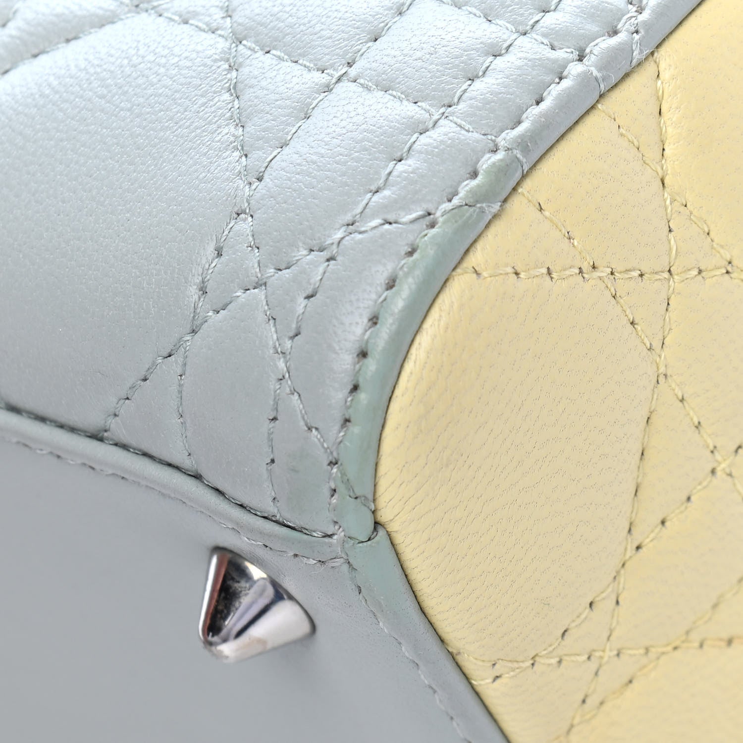 Christian Dior Lambskin Cannage Medium Tri-Color Lady Dior Multicolor 11 of 14