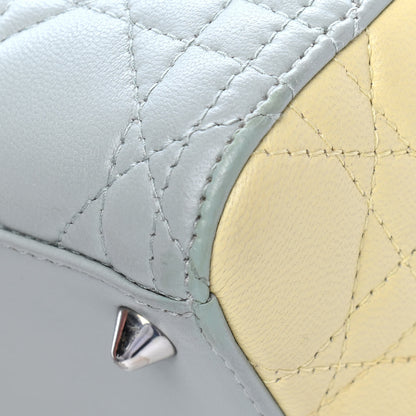 Christian Dior Lambskin Cannage Medium Tri-Color Lady Dior Multicolor 11 of 14