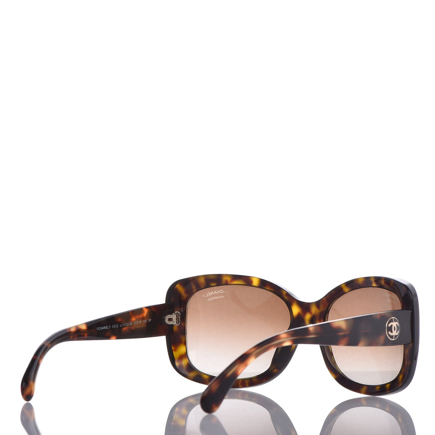 Acetate Polarized CC Sunglasses 5322 Marron Fonce