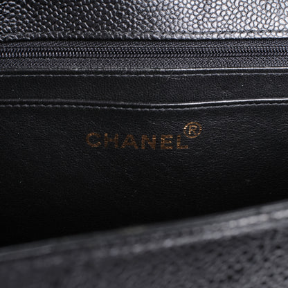 Chanel Caviar Jumbo Flap Black 7 of 9