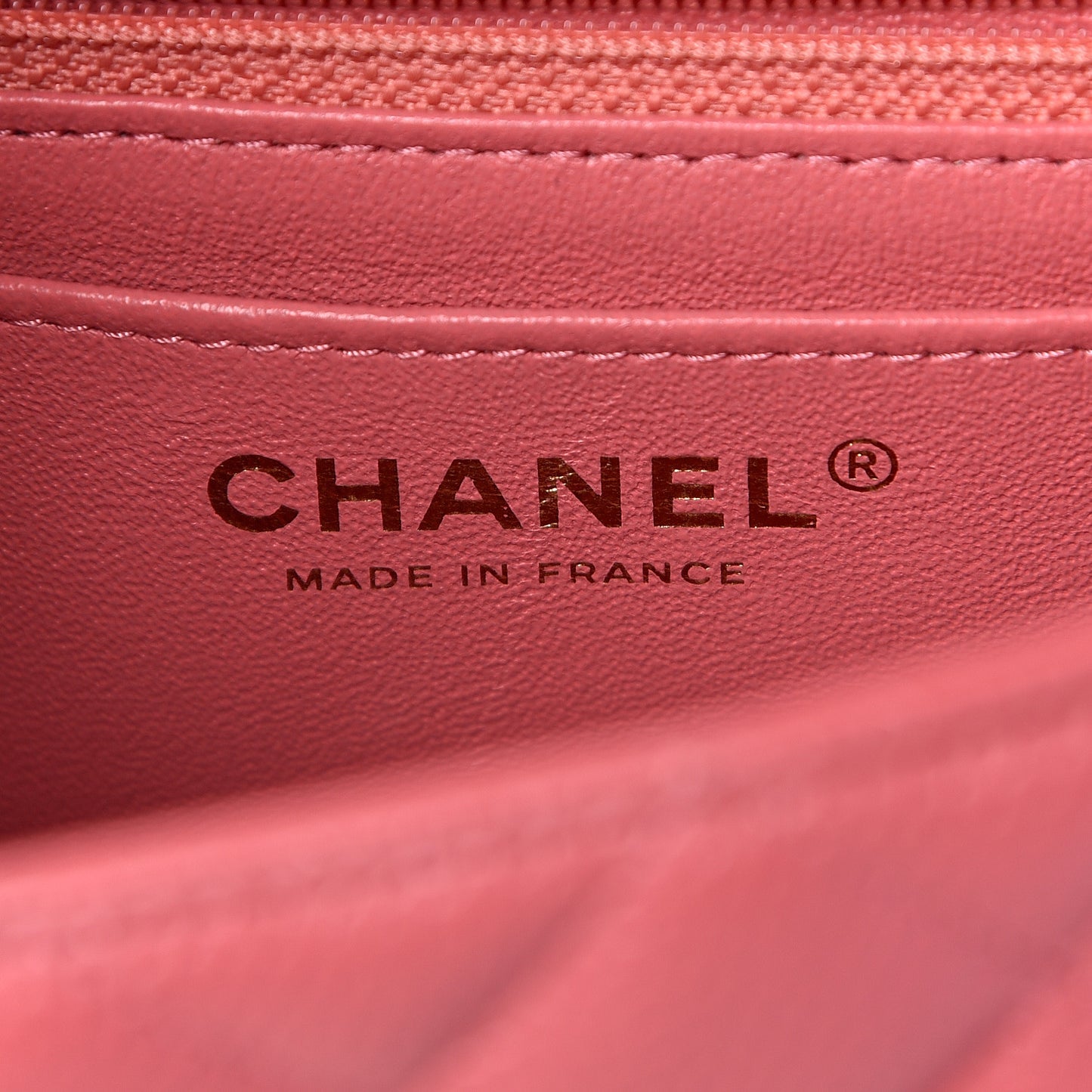 Caviar Quilted Mini Rectangular Flap Pink