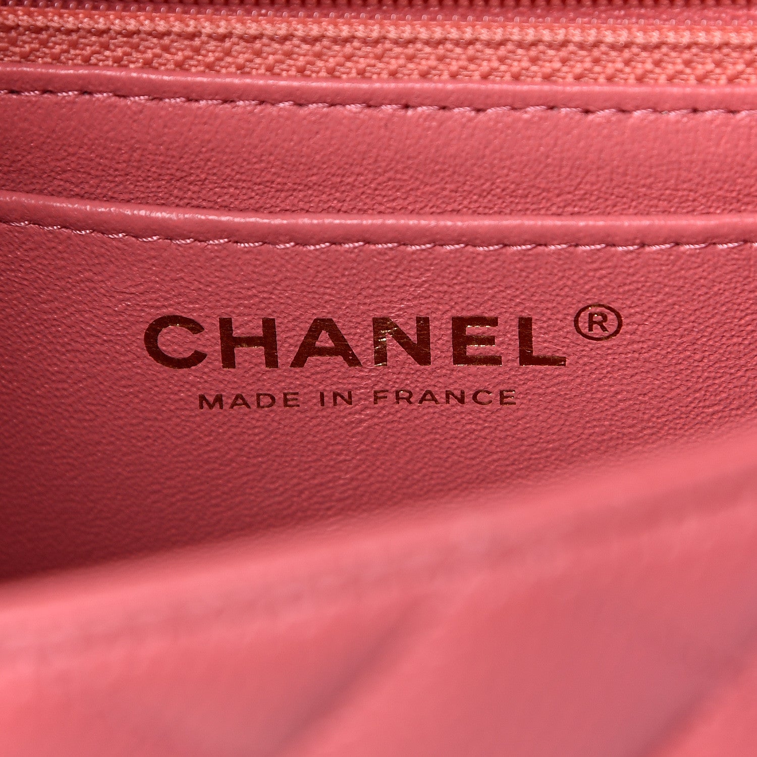 Chanel Caviar Quilted Mini Rectangular Flap Pink 6 of 12