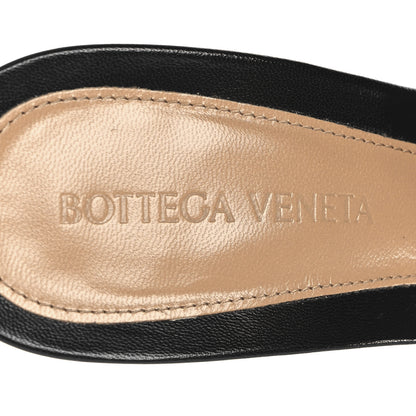 Bottega Veneta Lambskin Stretch Lounge Kid Mule Sandals 38.5 Black 8 of 9