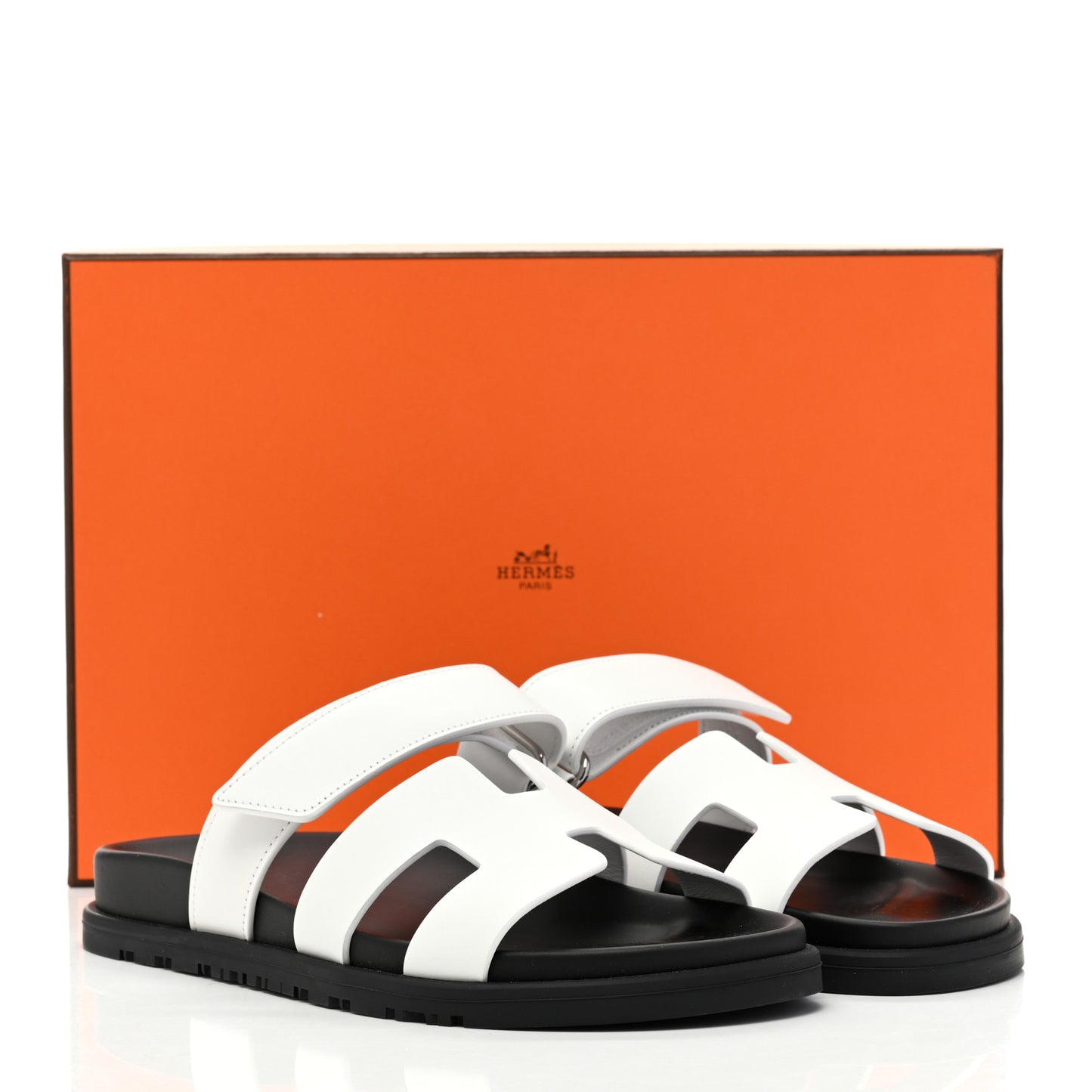 Calfskin Womens Chypre Sandals 37 White