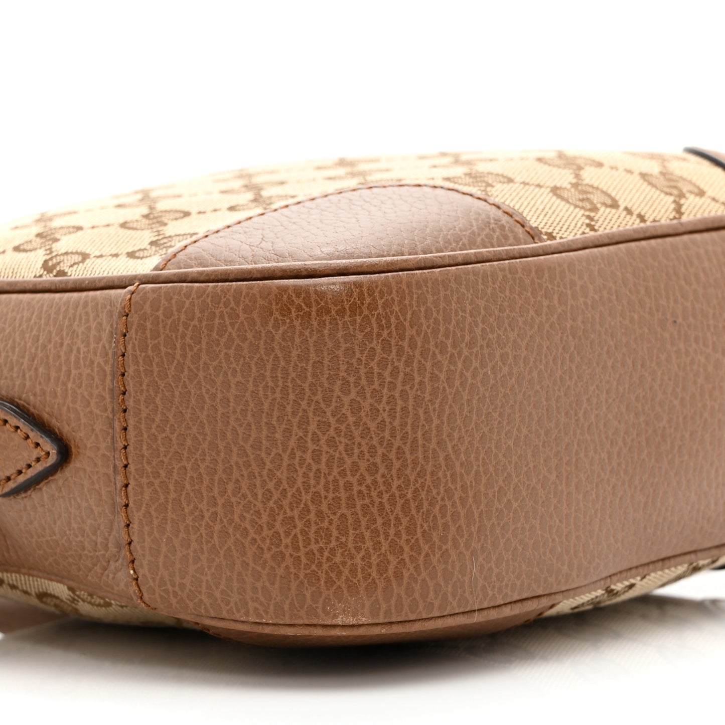Monogram Mini Bree Messenger Bag Beige Tabacco
