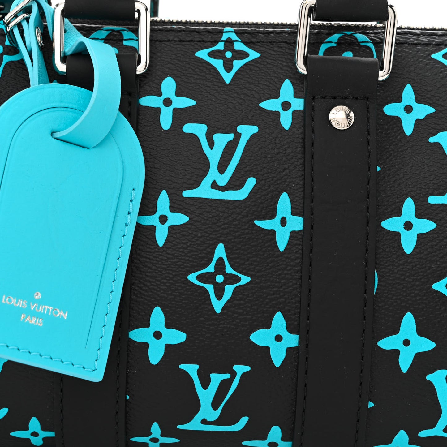 Monogram Playground Keepall Bandouliere 25 Black