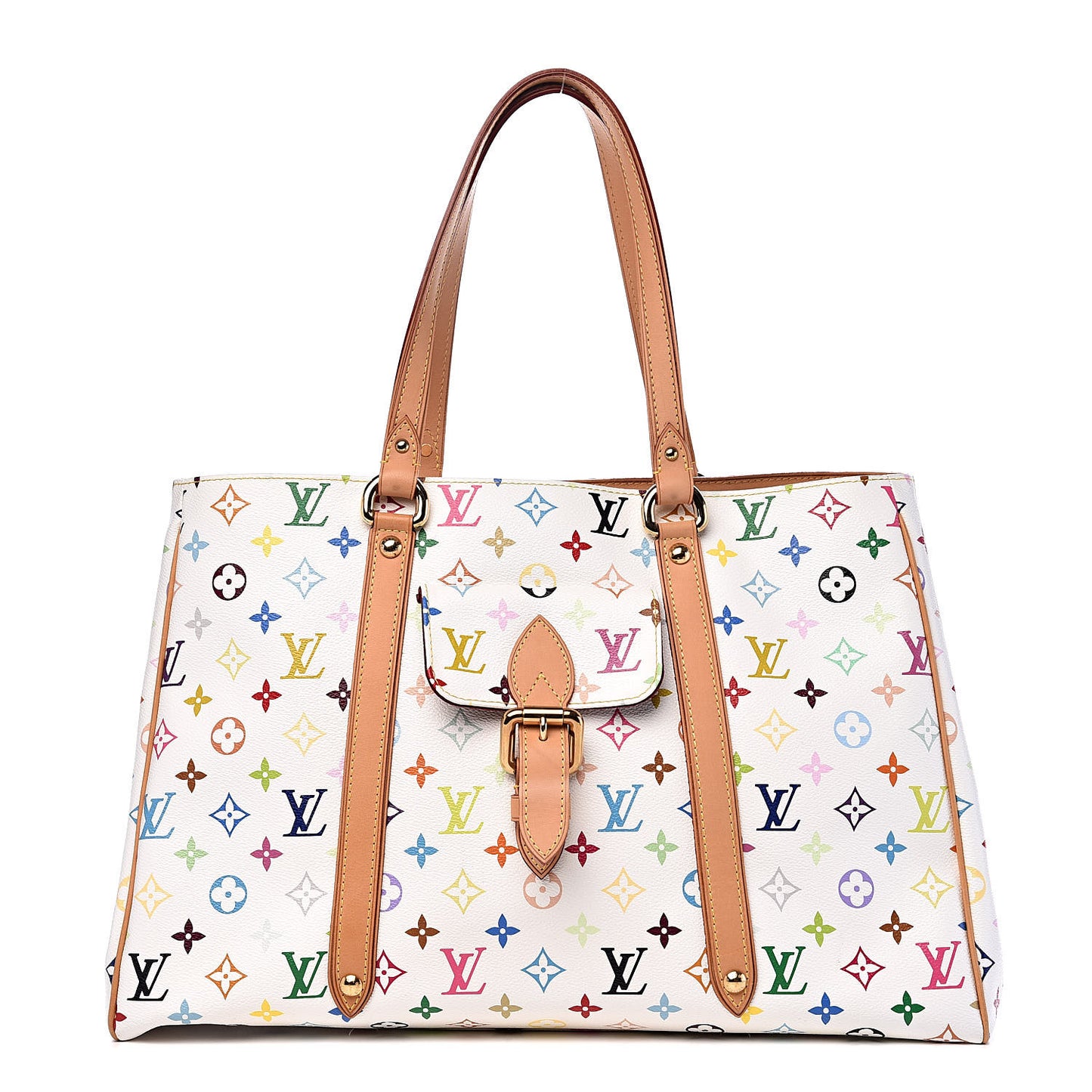 Monogram Multicolor Aurelia GM White