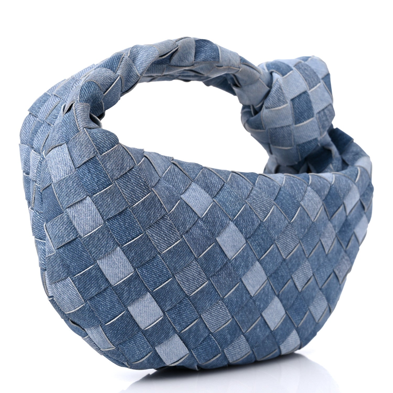 Bottega Veneta Nappa Denim Effect Intrecciato Mini Jodie Denim 3 of 11