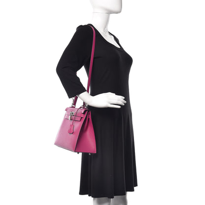 Hermes Epsom Kelly Sellier 28 Rose Pourpre 2 of 36