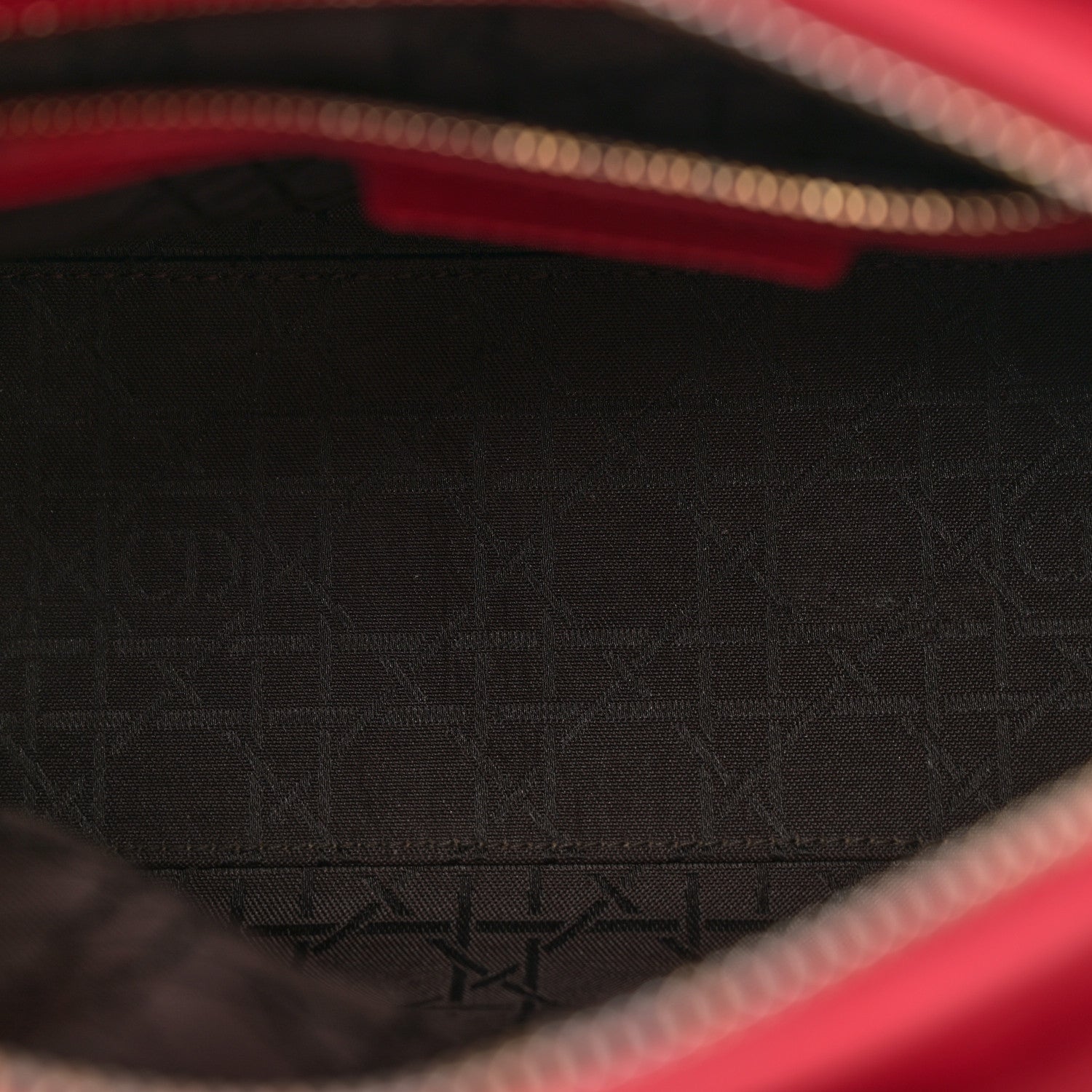 Christian Dior Lambskin Cannage Medium Lady Dior Red 5 of 12