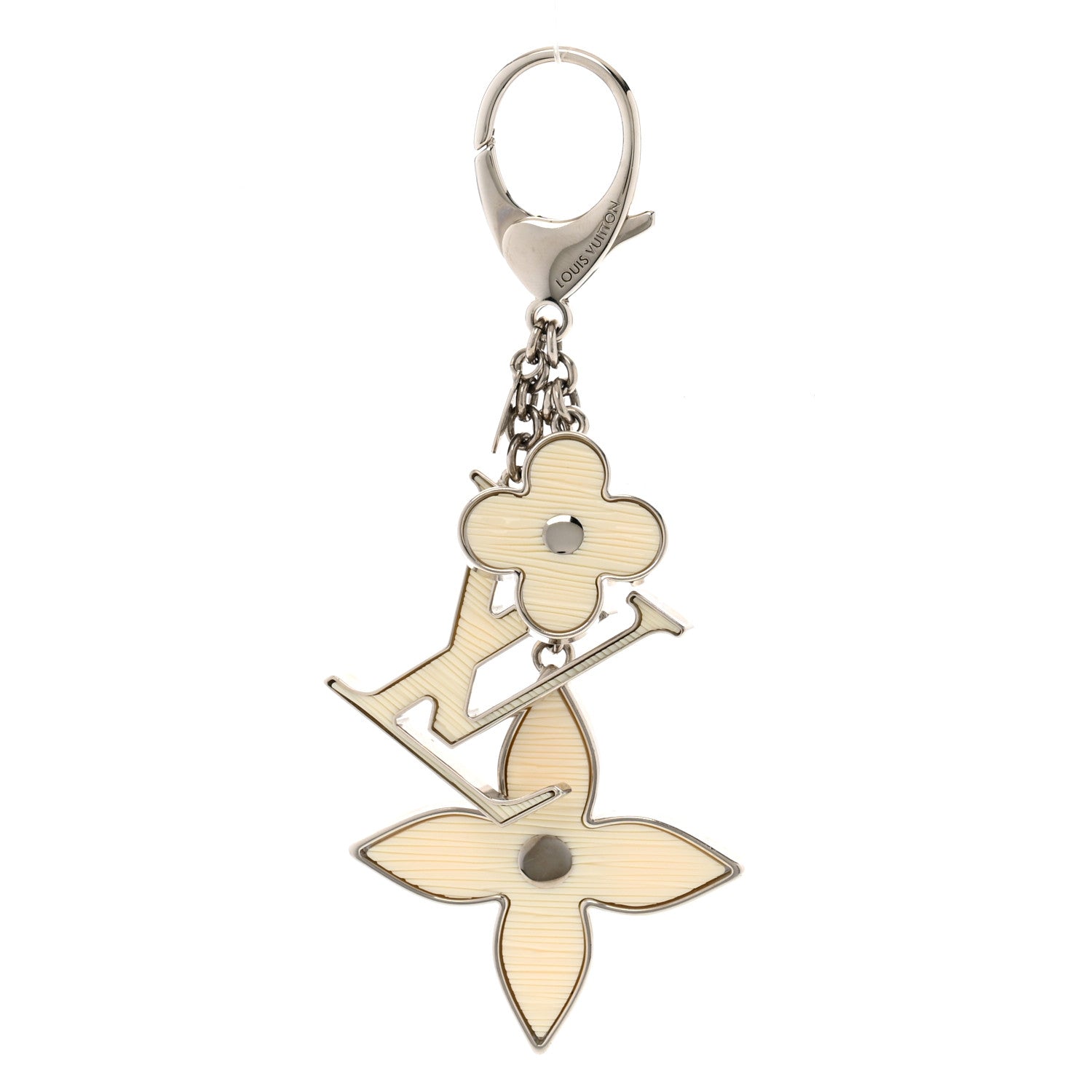 Louis Vuitton Fleur d'Epi Bag Charm Ivory 1 of 5
