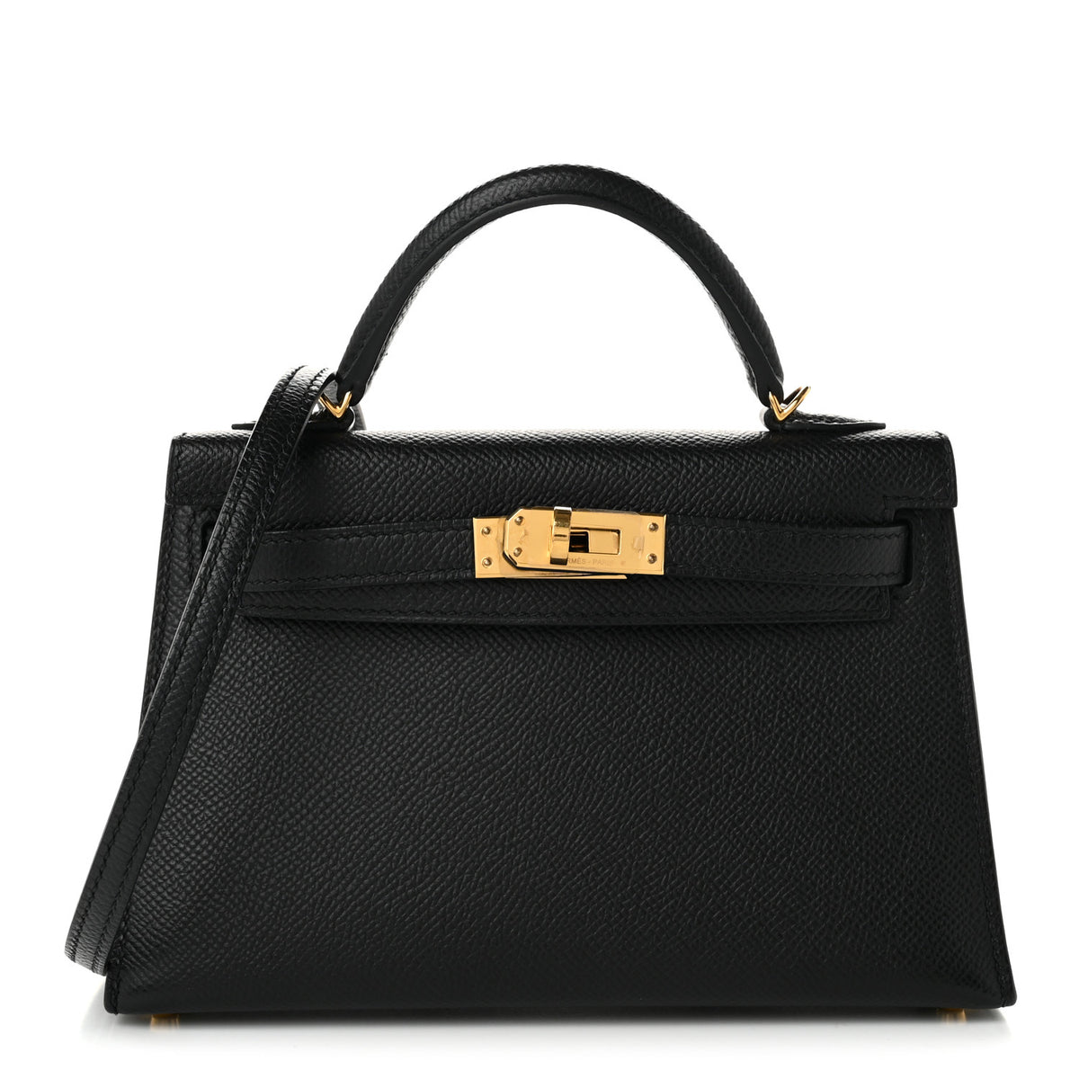 Hermes Epsom Mini Kelly Sellier 20 Black 1 of 11