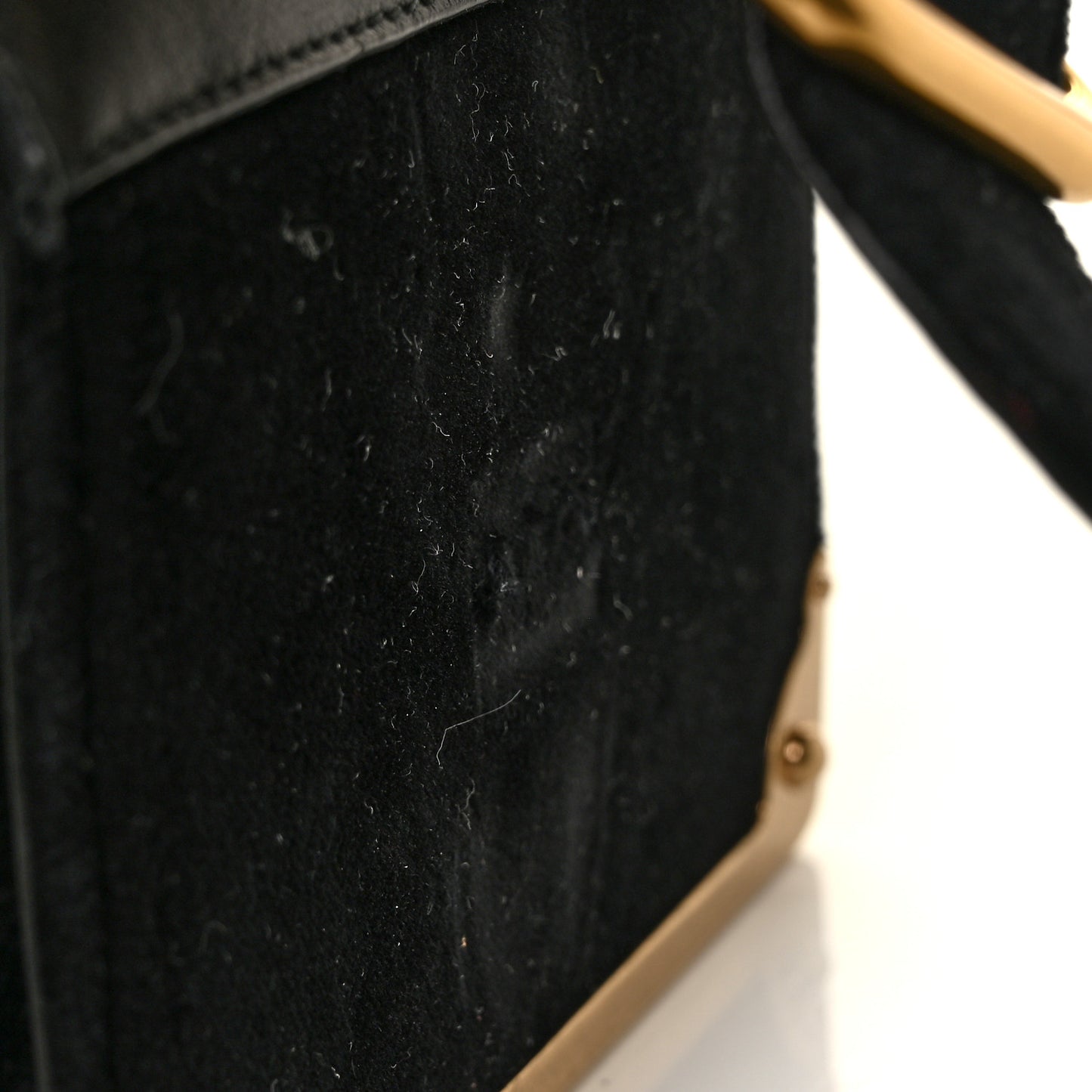 Velluto Micro Cahier Bag Black