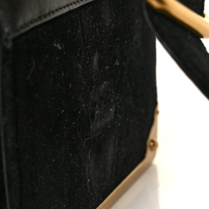 Prada Velluto Micro Cahier Bag Black 7 of 9
