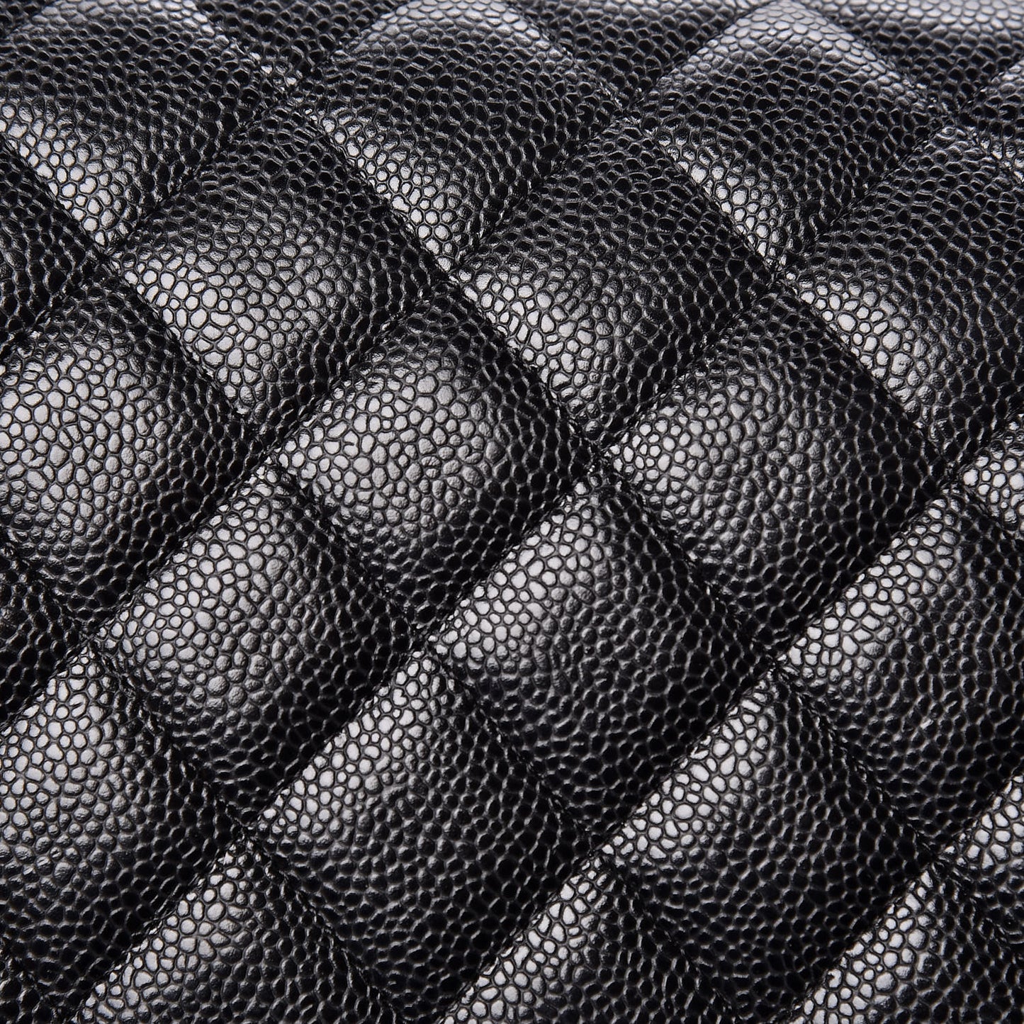 Caviar Quilted Maxi Double Flap Black