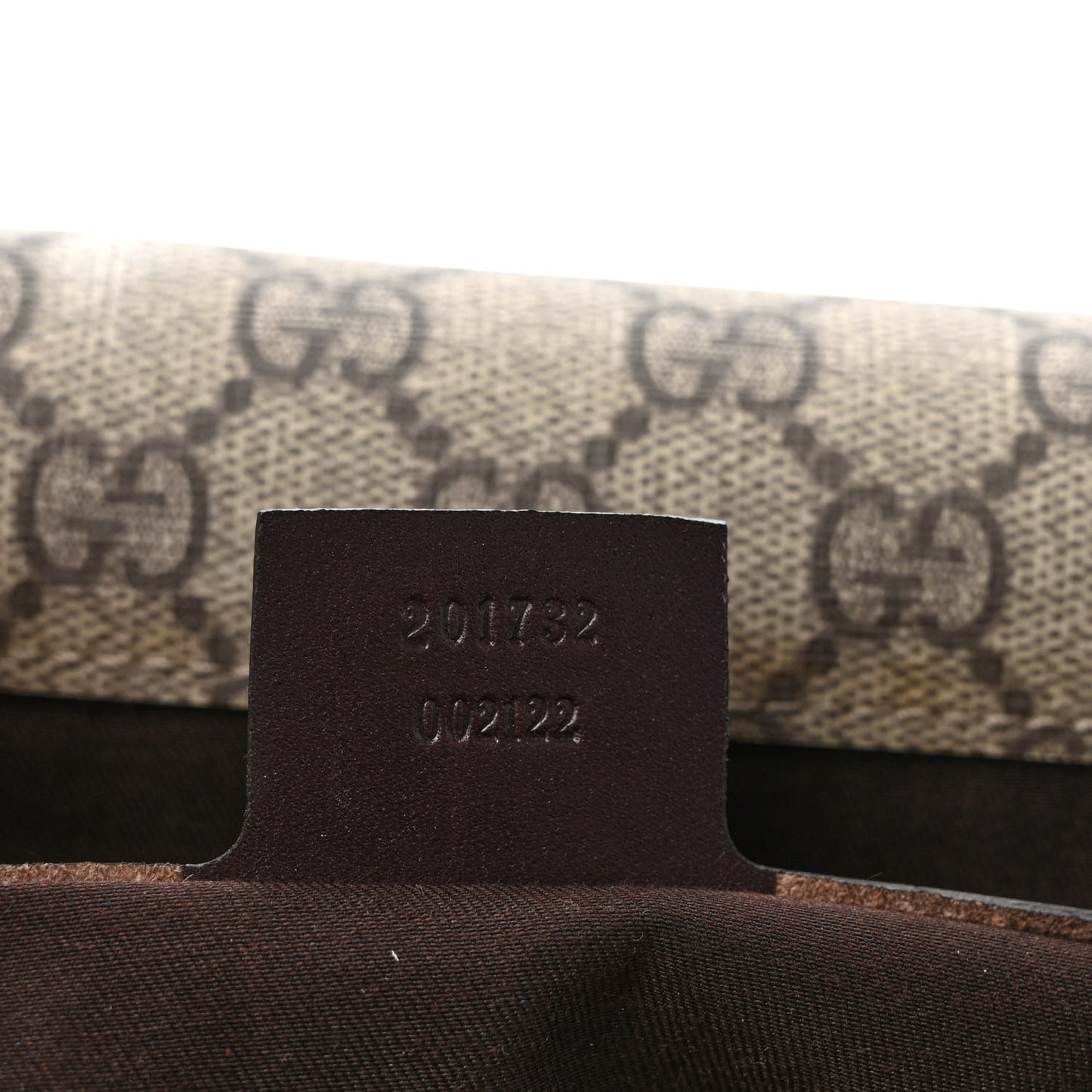 GG Plus Monogram Medium Double Buckle Flap Messenger Bag Beige Dark Brown