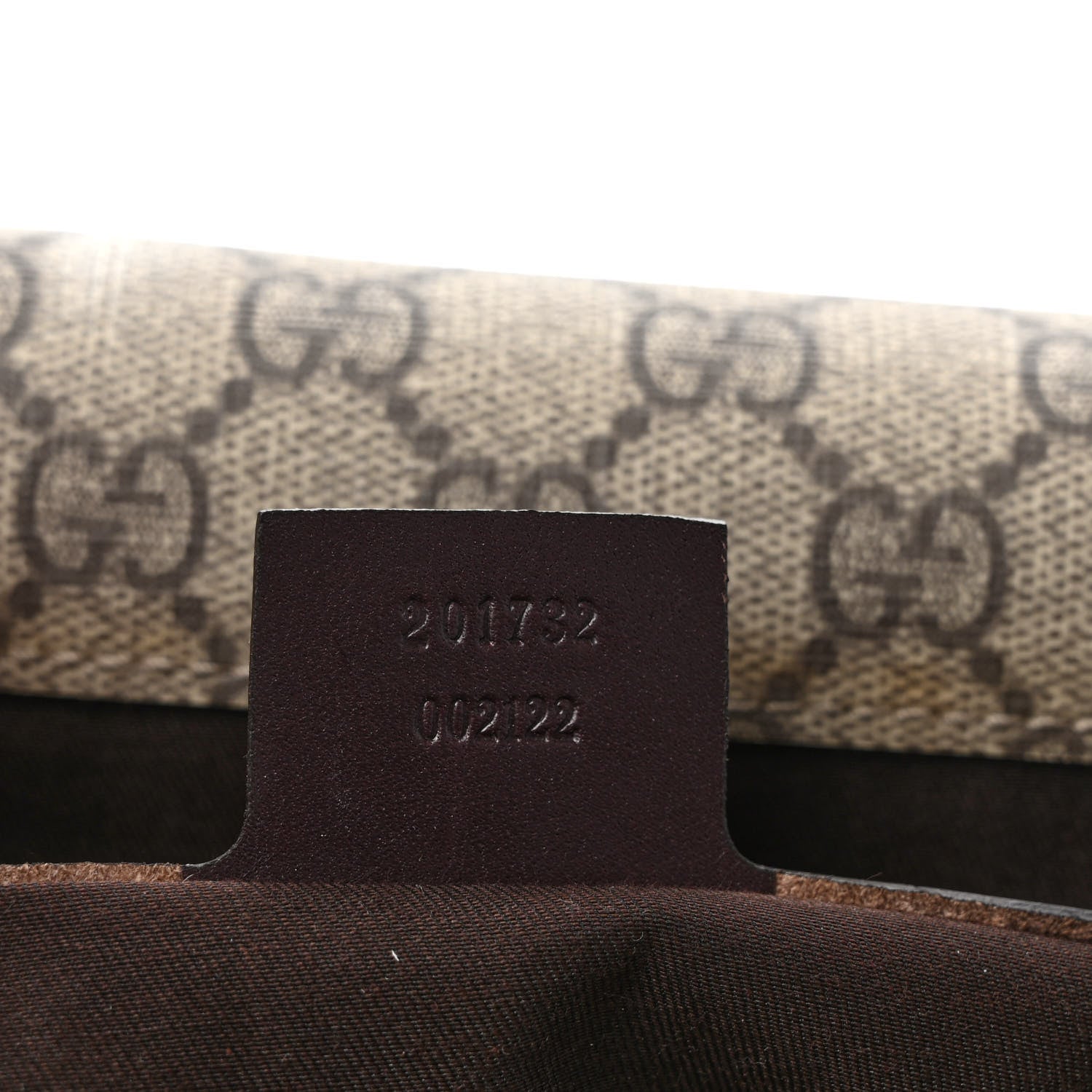 Gucci GG Plus Monogram Medium Double Buckle Flap Messenger Bag Beige Dark Brown 6 of 10