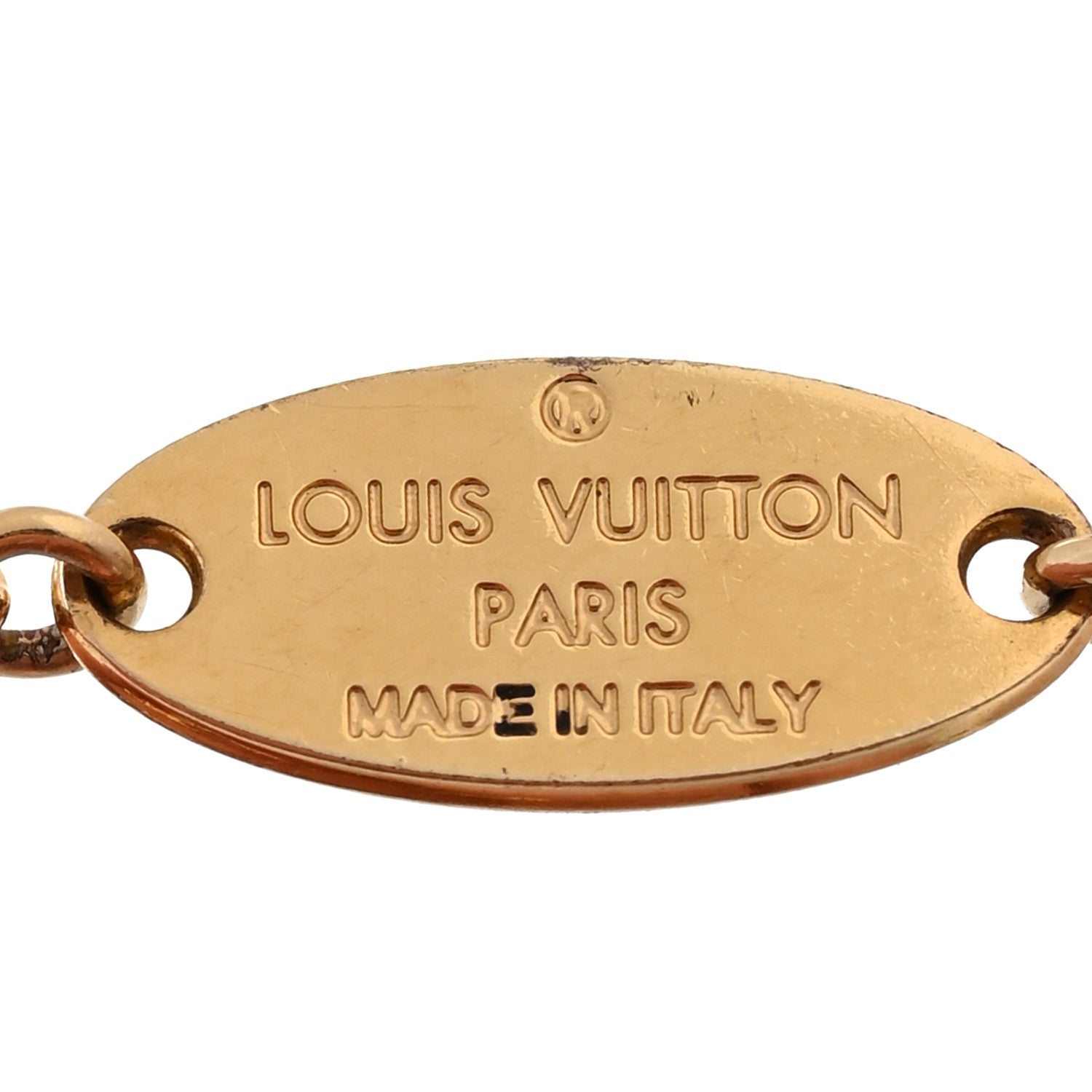 Louis Vuitton Metal Crystal LV Iconic Bracelet Gold 4 of 6
