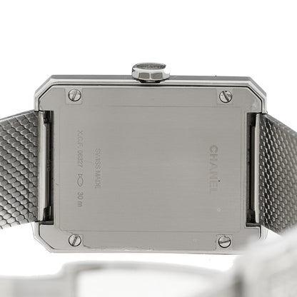 Chanel Stainless Steel 26mm Boy-friend Tweed Quartz Watch Black 4 of 4
