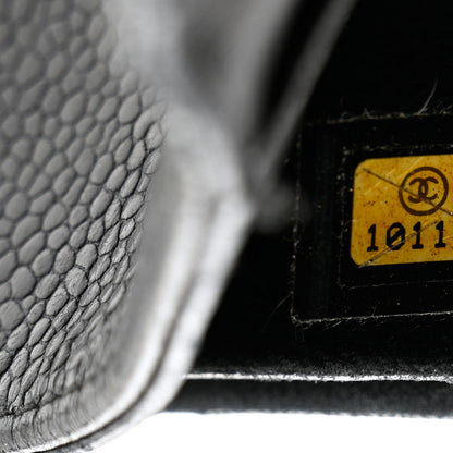 Chanel Caviar Timeless CC French Long Wallet Black 7 of 10