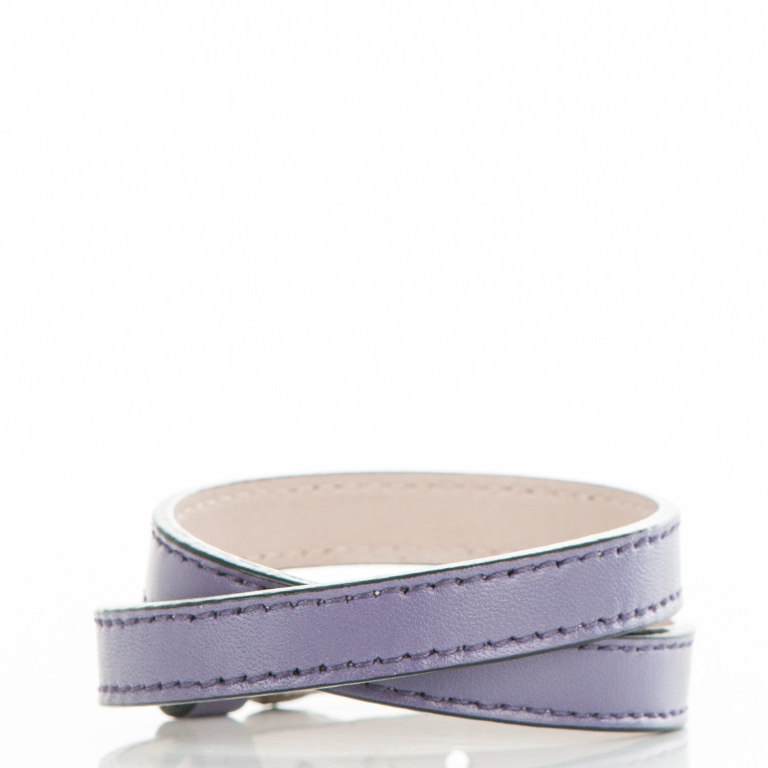 Bulgari Lambskin Serpenti Forever Double Coil Bracelet S 3 of 5