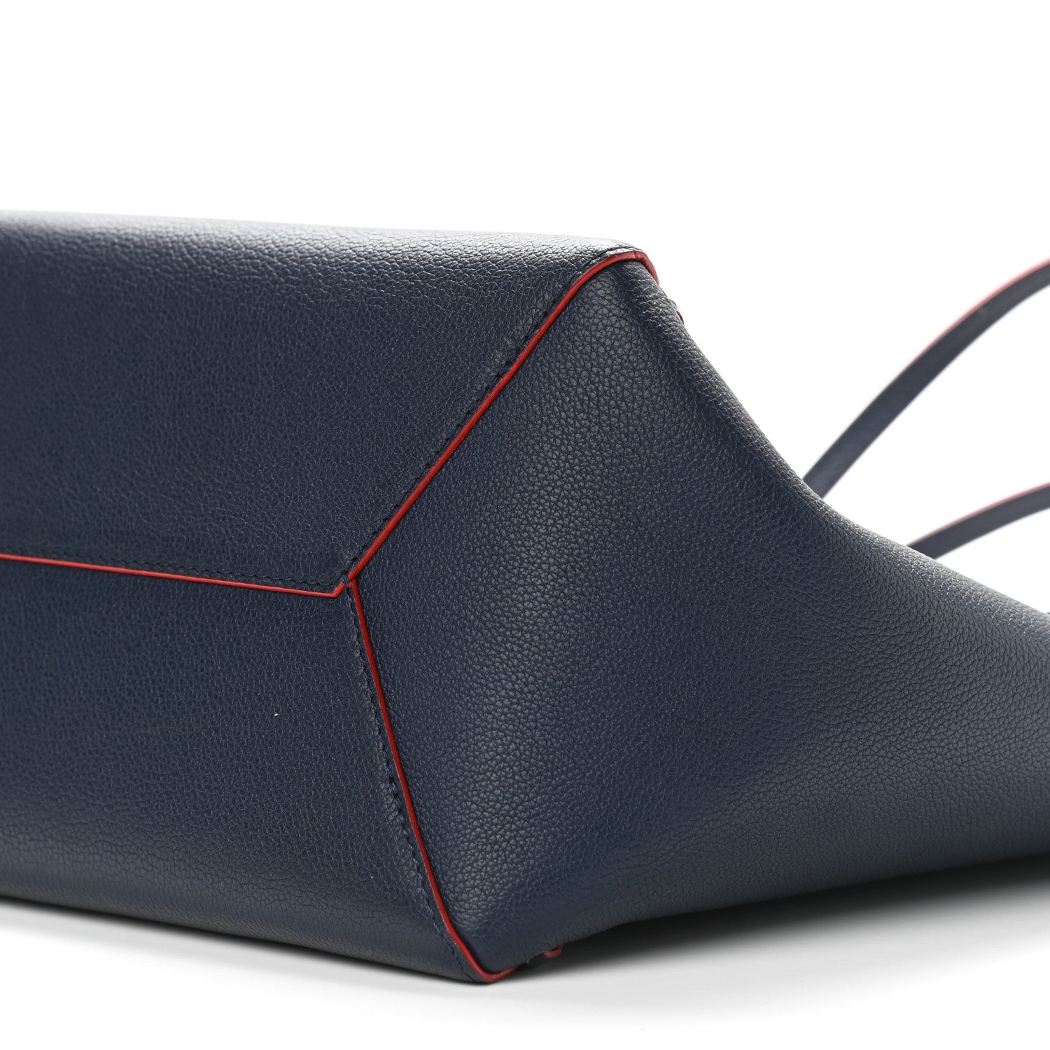 Louis Vuitton Calfskin Braided Lockme Cabas Marine Rouge 9 of 9