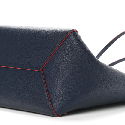 Louis Vuitton Calfskin Braided Lockme Cabas Marine Rouge 9 of 9
