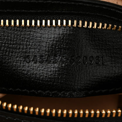 Gucci Textured Calfskin Small Horsebit 1955 Shoulder Bag Black 7 of 10