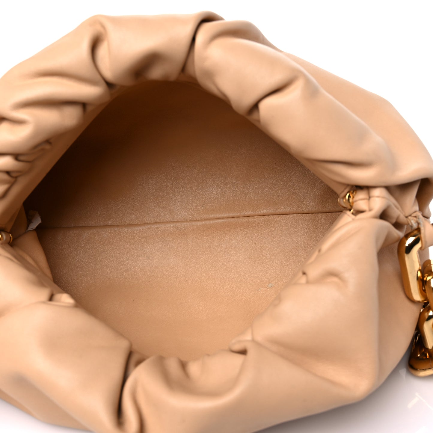Calfskin The Pouch Chain Almond