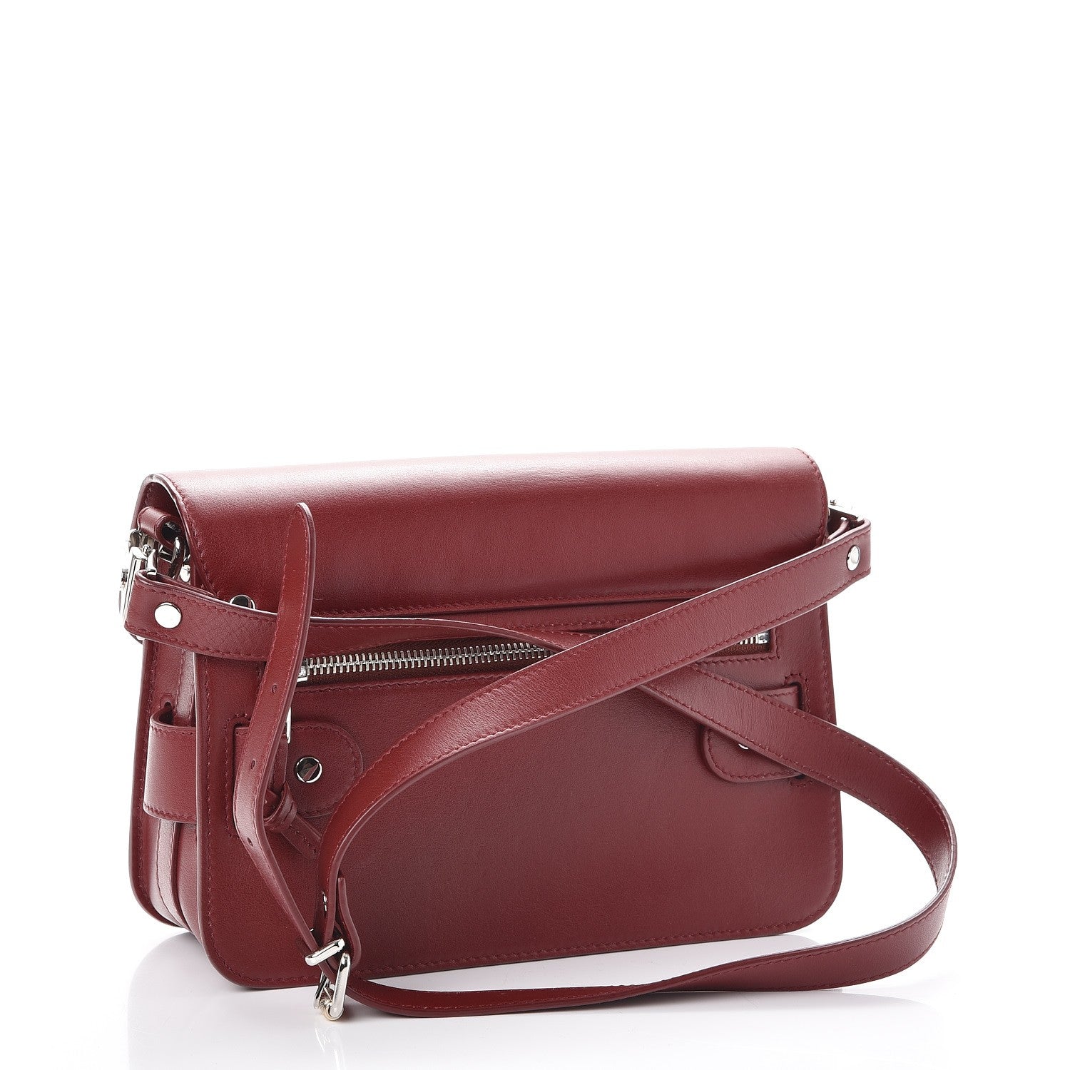Proenza Schouler Smooth Calfskin Mini PS11 Classic Shoulder Bag Garnet 3 of 12