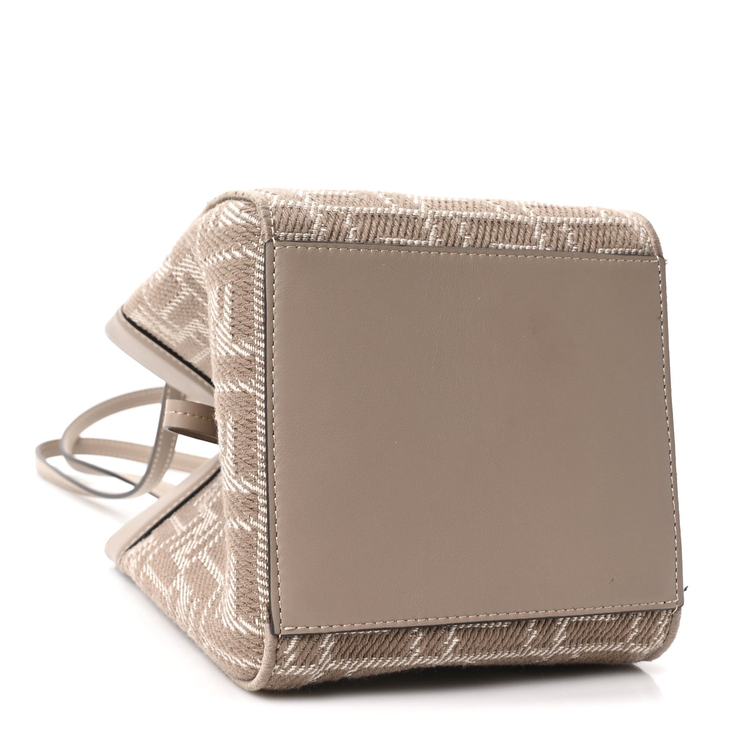 Fendi Fabric Jacquard Vitello Grace FF 1974 Mini Fendi Origami Dove White Dove 4 of 9