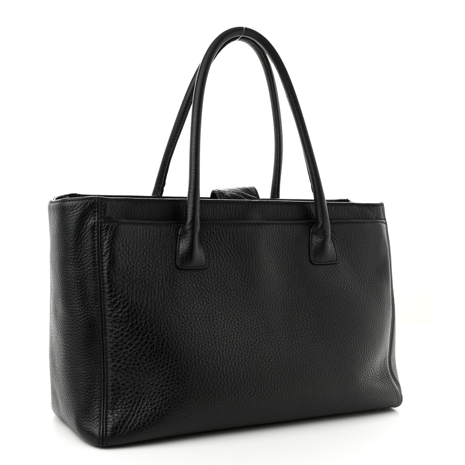 Chanel Deerskin Cerf Executive Shopper Tote Black 2 of 14