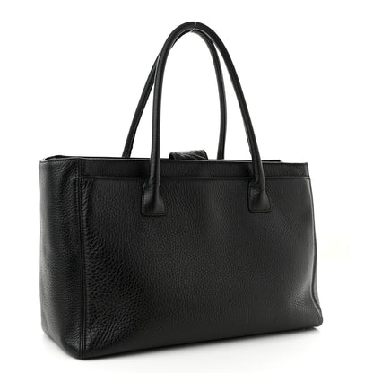 Chanel Deerskin Cerf Executive Shopper Tote Black 2 of 14