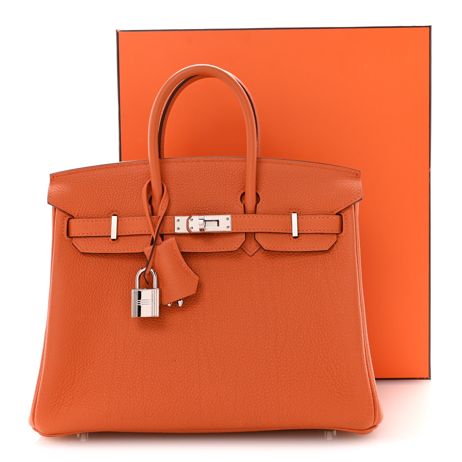 Hermes Togo Birkin 25 Orange 12 of 12