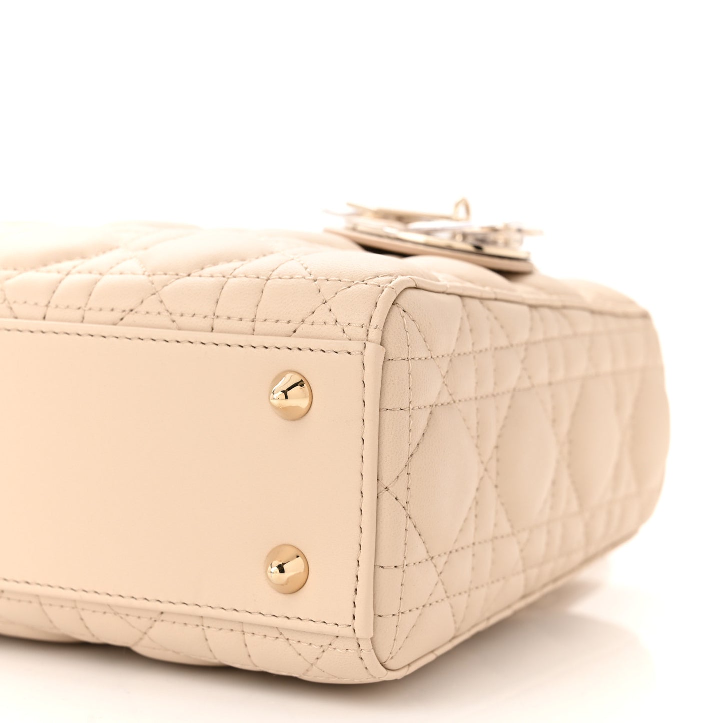 Lambskin Cannage Small My ABC Dior Lady Dior Beige