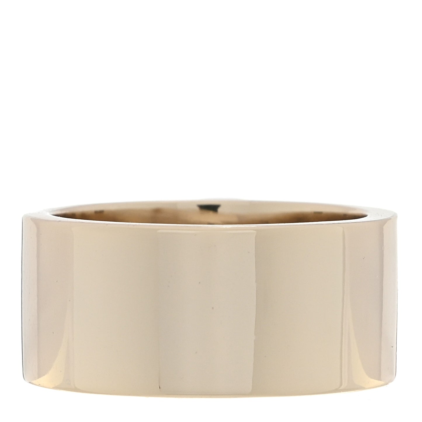 Calfskin Metal Resin CC Quilted Flap Ring 52 6 Gold Black Pink