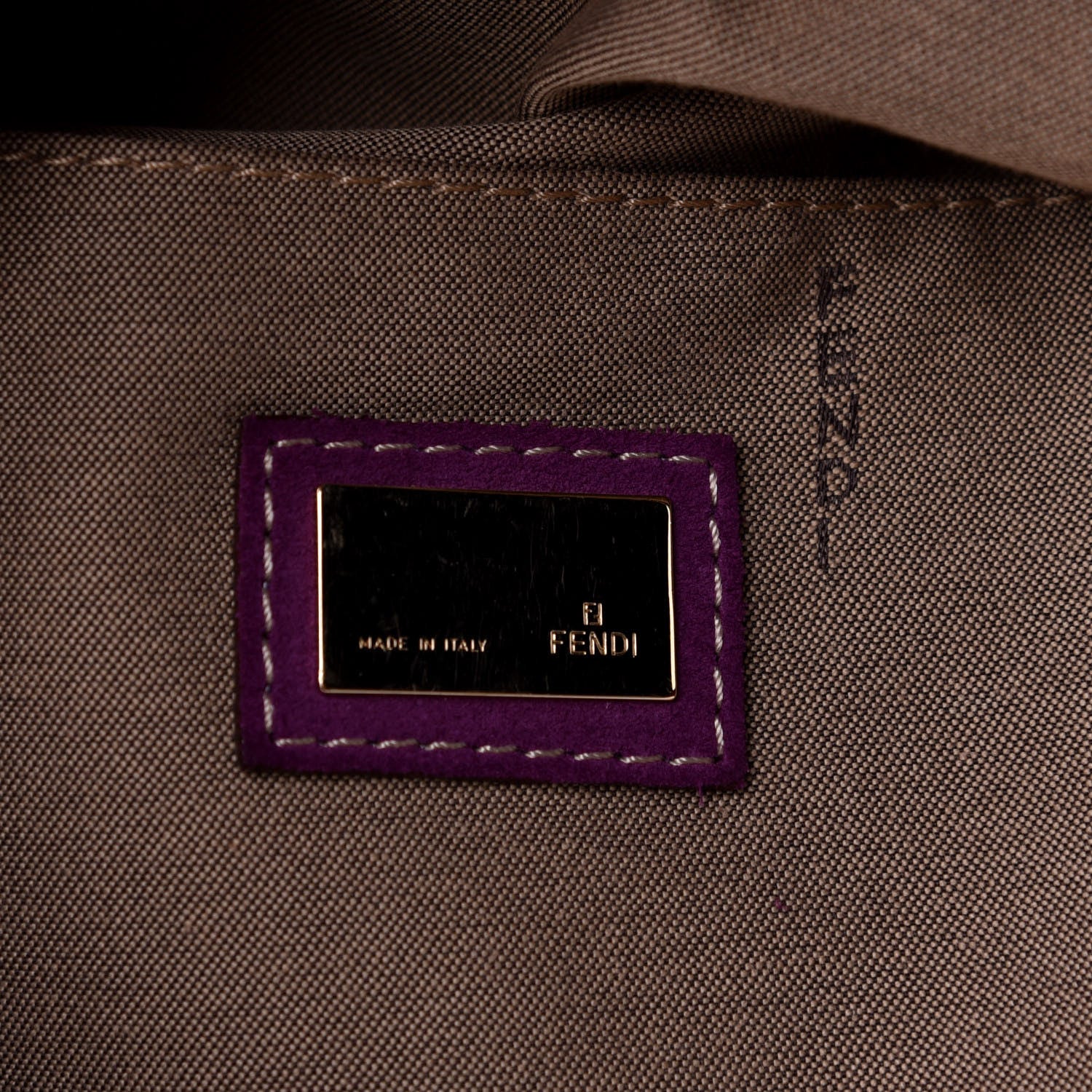 Fendi Zucchino Hobo Brown 6 of 8