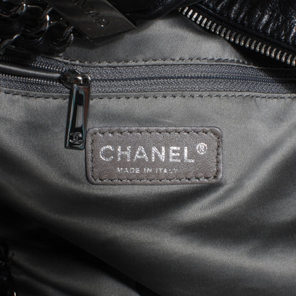 Chanel Lambskin Large Rock and Chain Hobo Black 8 of 9