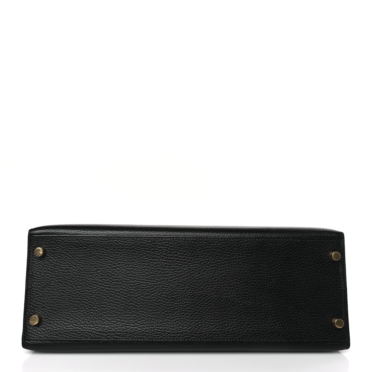 Hermes Vache Liegee Kelly Sellier 35 Black 10 of 12