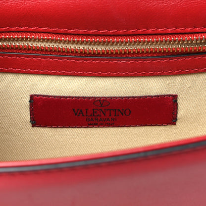 Valentino Garavani Vitello Small Glam Lock Rockstud Flap Red 6 of 11