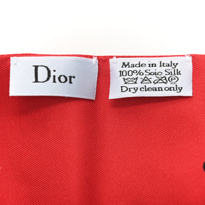 Christian Dior Je T'aime Mitzah Scarf Red 2 of 3